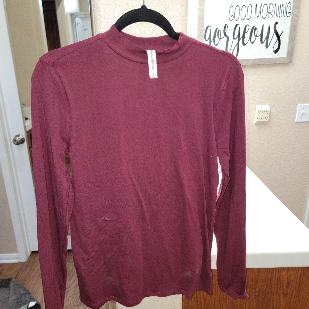Zenana Outfitters mock neck long sleeve